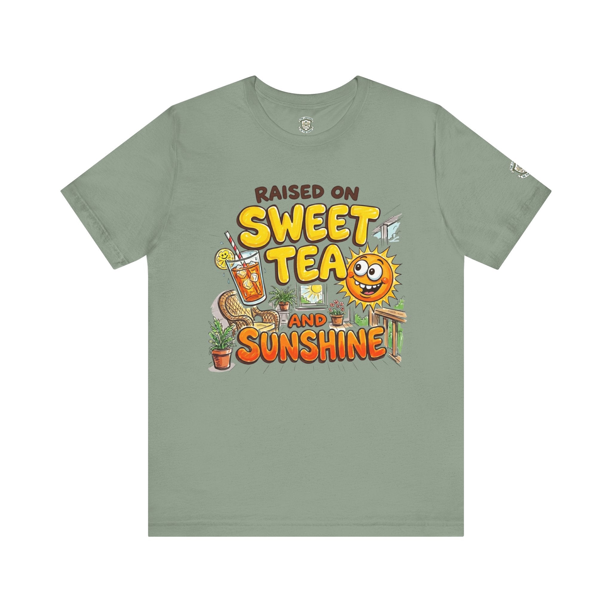 Raised on Sweet Tea and Sunshine T-Shirt — Southern Vibes Summer Tee